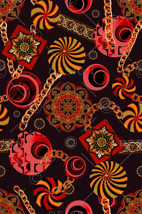 几何印花华亿平台图片