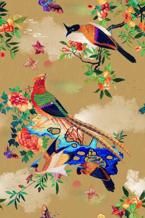 民族风印花华亿平台图片