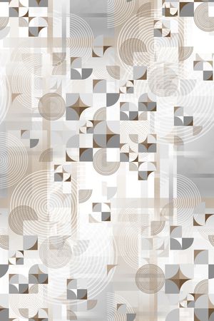 几何印花华亿平台图片