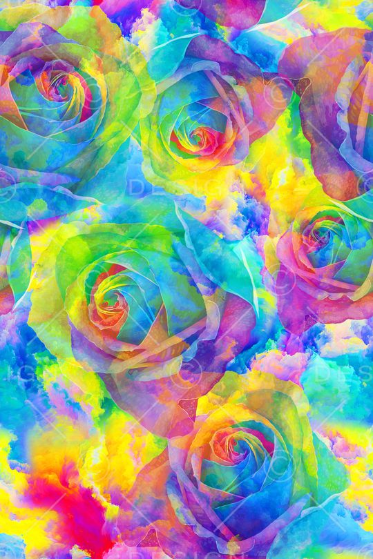 玫瑰花印花华亿平台图片