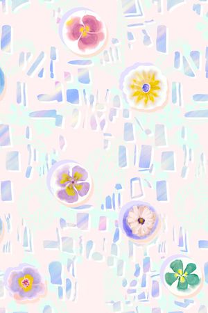 几何印花华亿平台图片