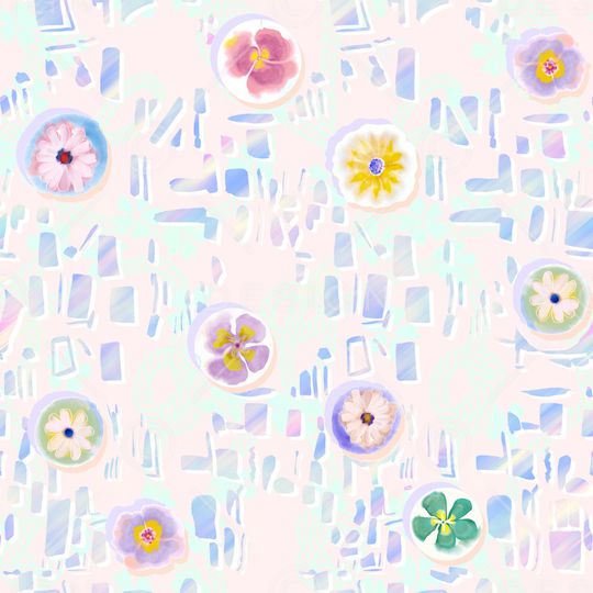 几何印花华亿平台图片