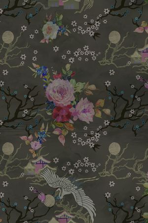 复古印花华亿平台图片