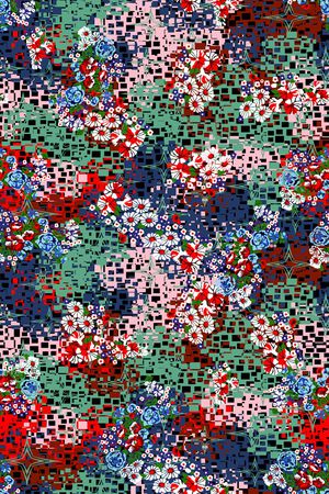 几何印花华亿平台图片