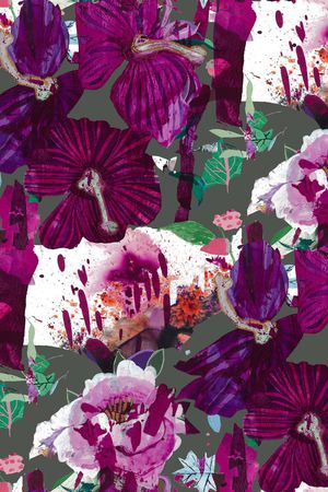 虞美人印花华亿平台图片