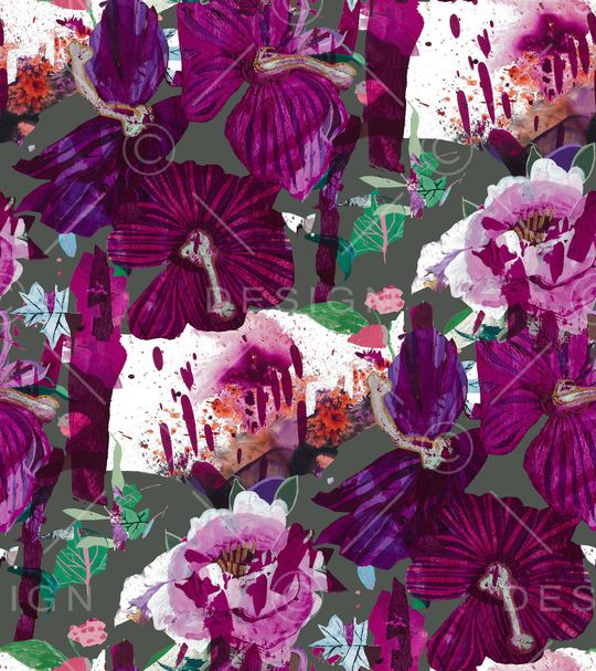 虞美人印花华亿平台图片