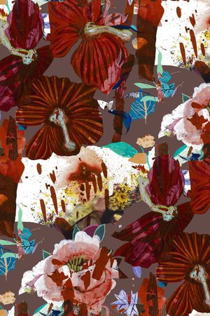 虞美人印花华亿平台图片