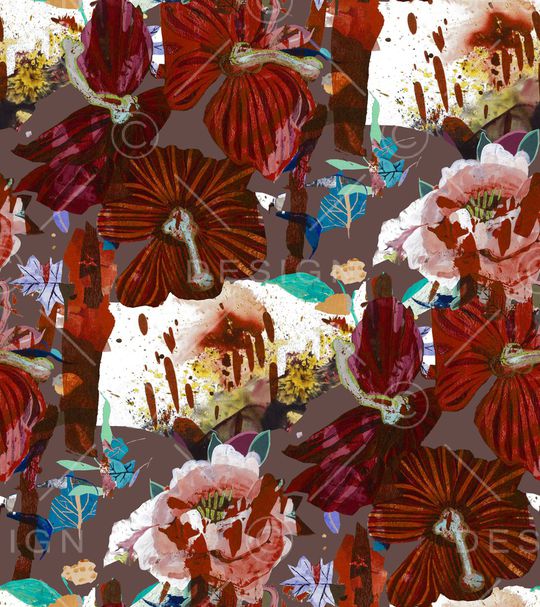 虞美人印花华亿平台图片