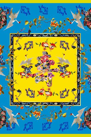 方巾印花华亿平台图片