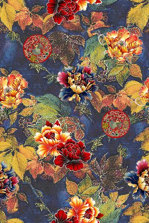 复古印花华亿平台图片