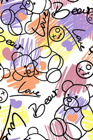 涂鸦印花华亿平台图片