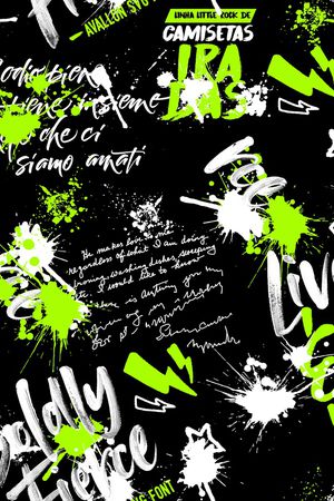 涂鸦印花华亿平台图片