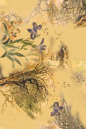 趋势华亿平台印花华亿平台图片