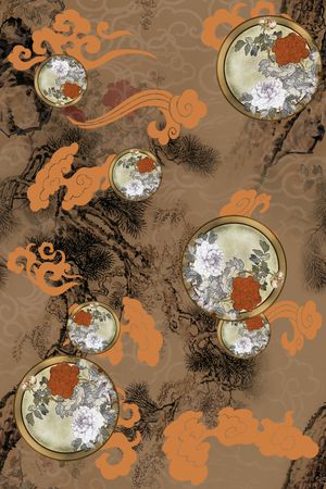 祥云印花华亿平台图片