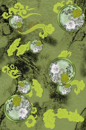 祥云印花华亿平台图片