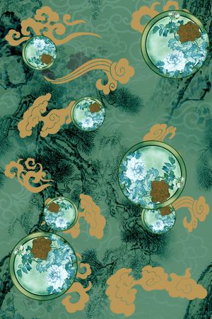 祥云印花华亿平台图片