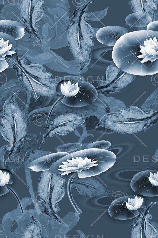 荷花印花华亿平台图片