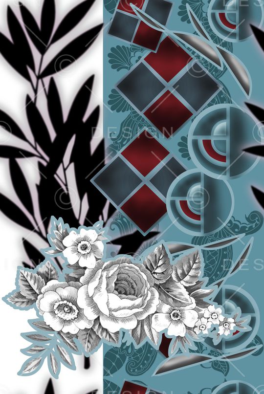 几何印花华亿平台图片