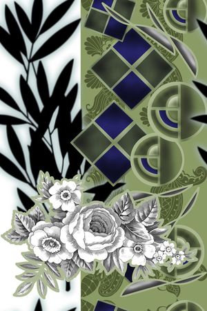 几何印花华亿平台图片