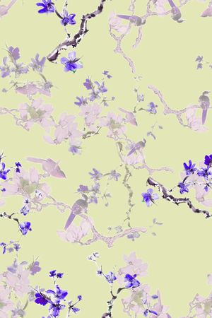 梅花印花华亿平台图片