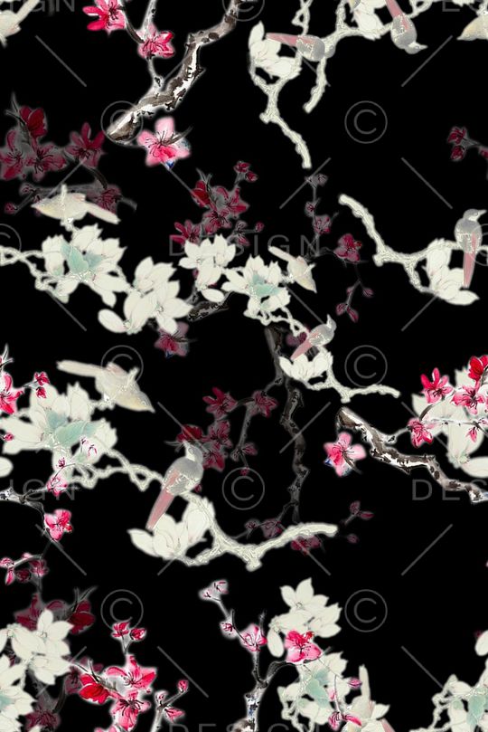 梅花印花华亿平台图片