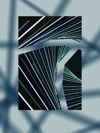 线条印花华亿平台图片