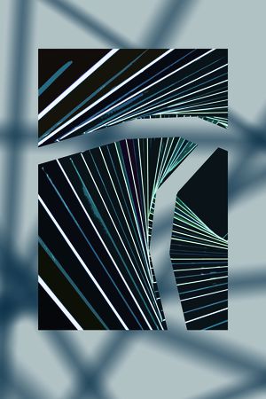 线条印花华亿平台图片