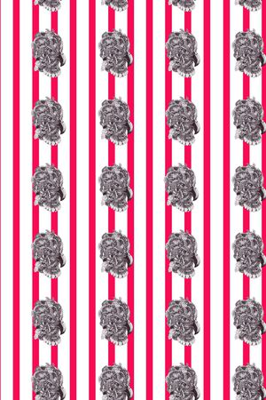 线条印花华亿平台图片