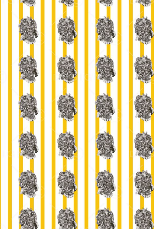 线条印花华亿平台图片