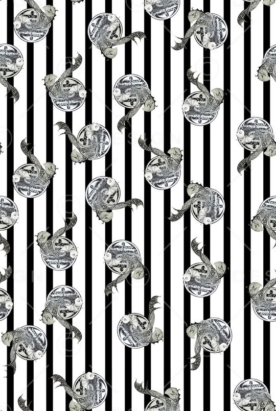 美人鱼印花华亿平台图片