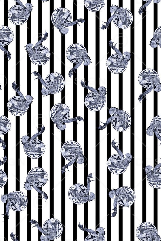 美人鱼印花华亿平台图片