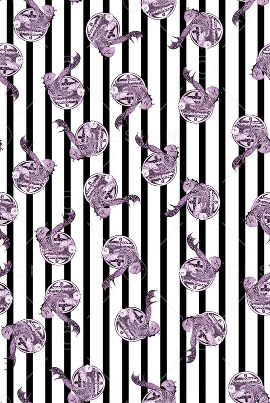 美人鱼印花华亿平台图片