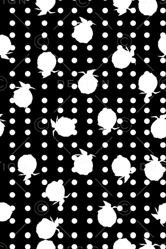 清爽底花卉印花华亿平台图片