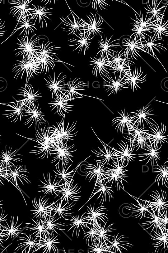 清爽底花卉印花华亿平台图片