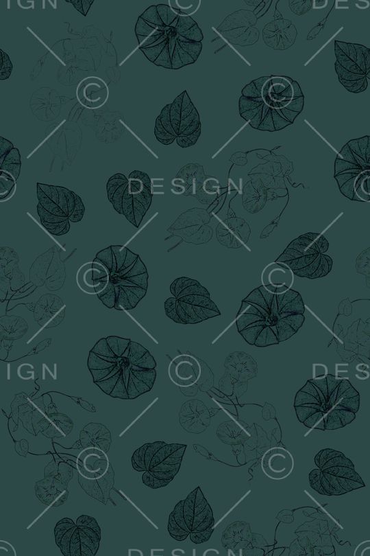 绿植树叶印花华亿平台图片