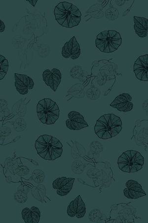 绿植树叶印花华亿平台图片