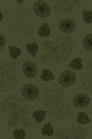 绿植树叶印花华亿平台图片