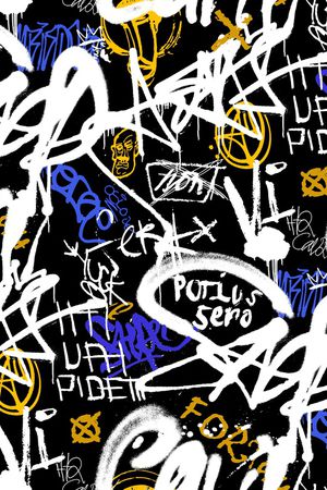 涂鸦印花华亿平台图片