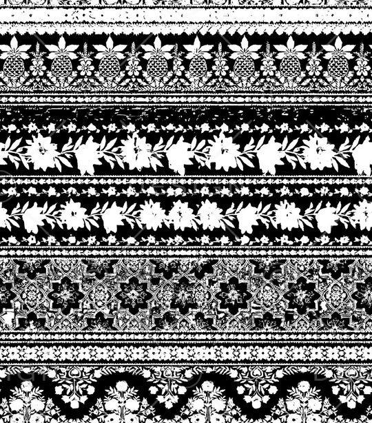 传统纹样印花华亿平台图片