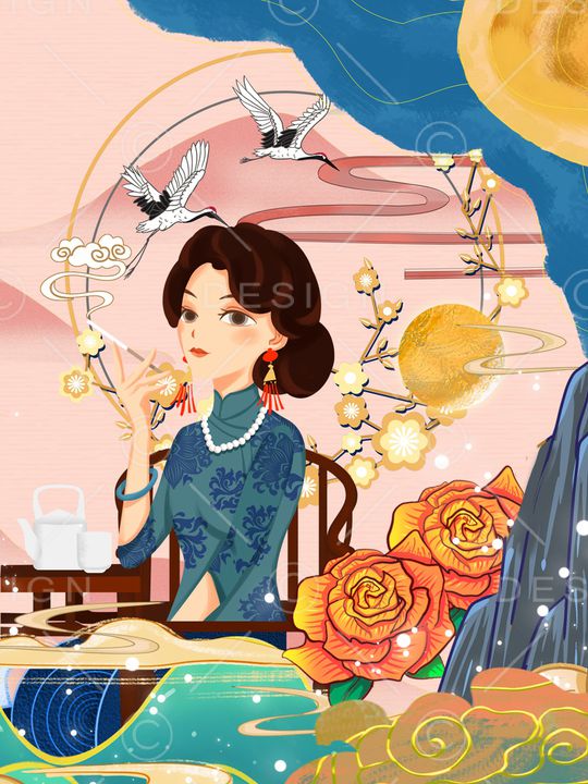 民族风印花华亿平台图片