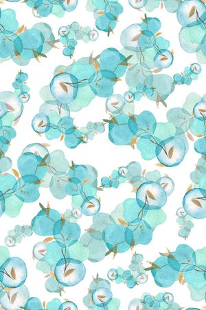 清爽底花卉印花华亿平台图片