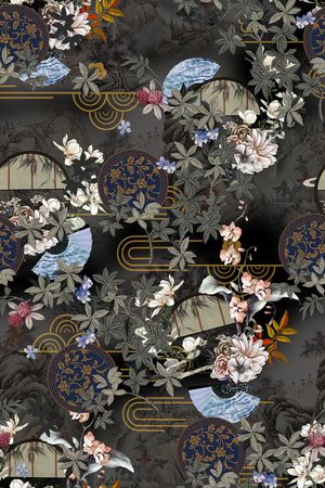 香云纱印花华亿平台图片