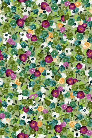 小碎花印花华亿平台图片