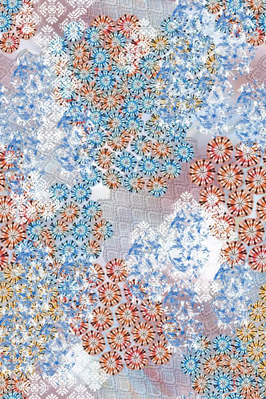 真丝印花华亿平台图片