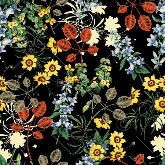 绿植树叶印花华亿平台图片