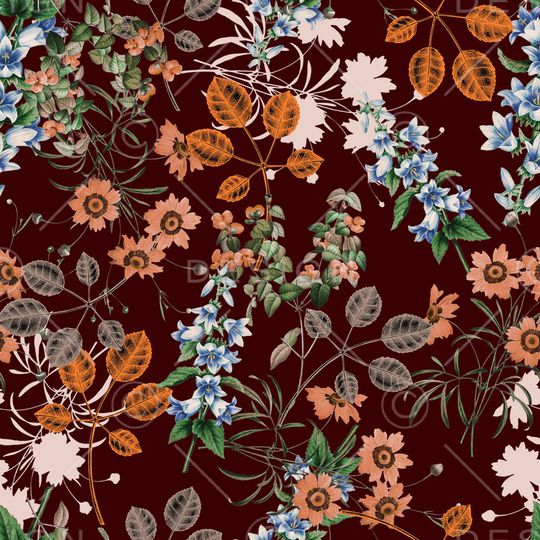 绿植树叶印花华亿平台图片