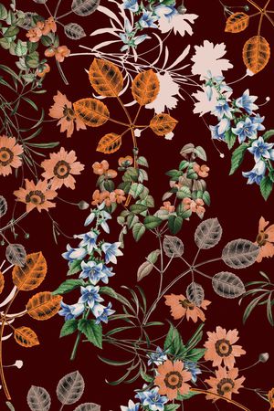 绿植树叶印花华亿平台图片