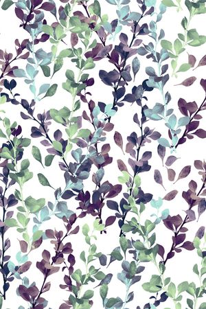 绿植树叶印花华亿平台图片