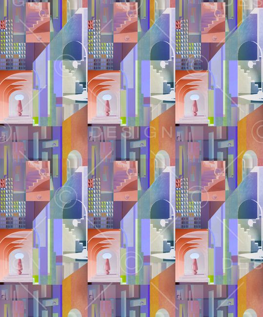 几何印花华亿平台图片