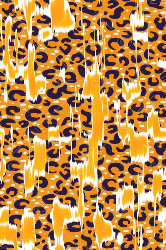 豹纹印花华亿平台图片